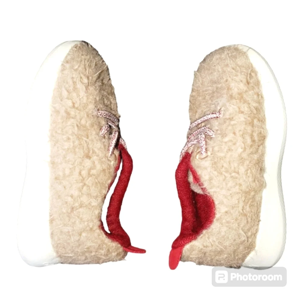 🔥Allbirds Smallbirds‎ ZQ Merino-Wool Biege Slip On Runners Size T6
